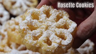 Rosette Cookies  Easy Cookie Recipe  MOLCS Easy Recipes [upl. by Anikas24]