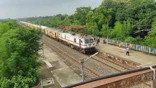 Train no 03192 Lalgola  Sealdah Passenger Special enter Pirtala Railway station Only Train [upl. by Lais182]