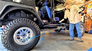 Jeep On Board 4 Tire Air System Install and Compressor Test ARB VS Amazon VS ViaAir [upl. by Marceau599]