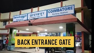 🚉 Coimbatore Junction  back entrance gate walk through  Vkrailride [upl. by Liartnod]