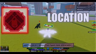 Shindo Life New Ember Fate Spirit Spawn Location Karma Seal [upl. by Felicity]