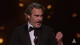 Joaquin Phoenix wins Best Actor  92nd Oscars 2020 [upl. by Conard]