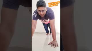 Day 2 pushups bodytransformation shapeup workoutcomplete fitness fitnessmotivation [upl. by Naivaj]