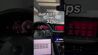 Golf 8 GTI stage 1 tuned  320ps All stock  No mods [upl. by Soisinoid]