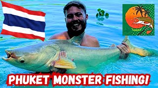 CATCHING MORE MONSTER FISH In PHUKET THAILAND🇹🇭 Chalong Fishing Park Phuket [upl. by Osy921]