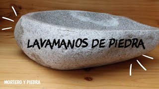 🗿LAVAMANOS con PIEDRA DE RIO😍 [upl. by Keiryt]