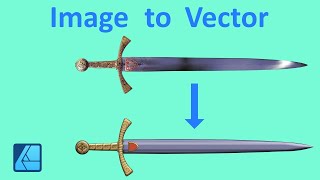 How to Vectorize an Image in Affinity Designer [upl. by Ybrad]