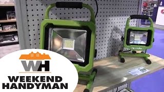 PowerSmith LED Work Lights By John Young of the Weekend Handyman [upl. by Yl677]