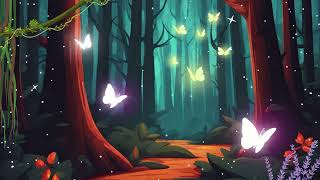 174hz LoFi to Ease a Migraine  Gentle Piano with 174hz healing tone  Magic Forest [upl. by Aliuqehs]