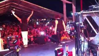 LMFAO  Champagne Showers LIVE  Circotic 2011 San Juan Puero Rico [upl. by Arat]