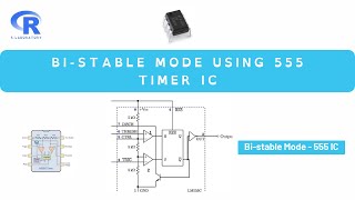 Bistable Multivibrator Using 555 Timer IC working with Circuit Simulation [upl. by Amoreta352]