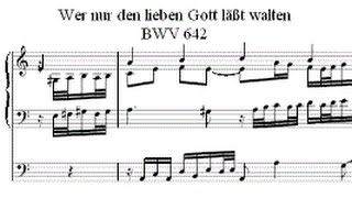 Wer nur den lieben Gott Bwv 642 orgelbuchlein  JSBach Aldo Locatelli [upl. by Ahsinroc]