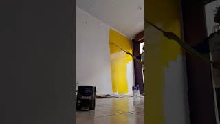 pintura em parede tinta sherwin Williams cor amarelo bandeira [upl. by Akessej593]