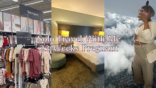 Traveling Solo at 23 Weeks Pregnant  Travel W Me [upl. by Sheryl455]