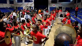 Alice Harte Marching Band Marching Out  The Alice Harte Battle Of The Bands 2024 [upl. by Eicirtap]