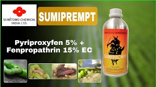 Sumitomo Sumiprempt Insecticide  Pyriproxyfen 5  Fenpropathrin 15EC Details Tamil [upl. by Ellebyam714]