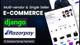 Razorpay Payment using Django in Ecommerce Website  EP 16 [upl. by Dimah]