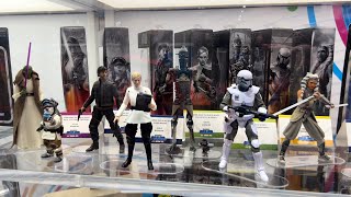 SDCC 2024 Hasbro STAR WARS BLACK SERIES amp VINTAGE COLLECTION TVC Display [upl. by Ahcilef]