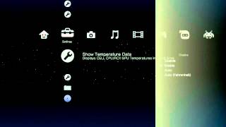 multiMAN 040602  Check Internal PS3 Temperature  PS3 Homebrew [upl. by Erdda382]