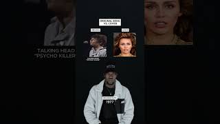 Original Song Vs Cover Talking Heads quotPsycho Killerquot Miley Cyrus shorts music mileycyrus [upl. by Ttnerb]