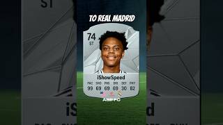 I added iShowSpeed to Real Madrid to replace Mbappe on FC 25 [upl. by Barnard554]