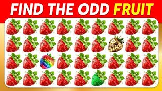 find the odd fruit 🍑🍉 emoji out emoji emojiquiz viral [upl. by Anitsyrhk536]