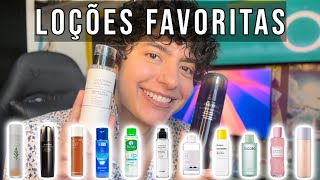 FAVORITOS DO ANO LOÇÕES LEVES 2024  TONER BALANCER ESSENCE SOFTNER LOTION [upl. by Remoh]