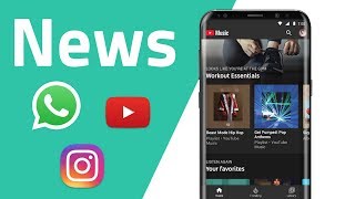 WhatsApp GruppenVideoanrufe YouTube Music und Instagram News [upl. by Nnairek979]