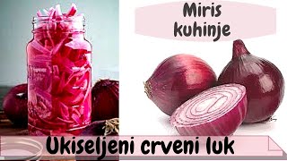 Recept za kiseli CRVENI LUK quotRed Onion Pickledquot 2020 [upl. by Eaneg]