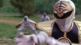 Mmpr white ranger vs putties [upl. by Lledor385]