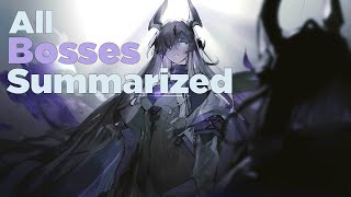 All Arknights Bosses Poorly Summarized [upl. by Varion]