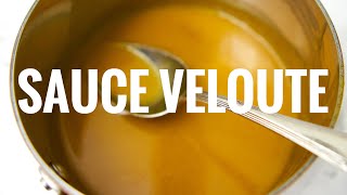 Sauce Velouté with Derivatives  Five Mother Sauces [upl. by Rettig]