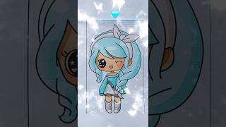 Beautiful ice Girl Anime ❄️🩵 Drawing coloring painting satisfying anime animeart short [upl. by Lewellen111]