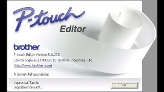 Como crear etiquetas de varios productos con brother ptouch editor [upl. by Nanis972]