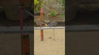 Rocket experiment💥 fireworks experiment diwali 🚀 happydiwali newrocket✨ [upl. by Karla]