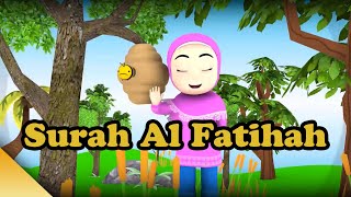 Murottal Juz 30 Surah Al Fatihah with Beehive Animation [upl. by Helsell]