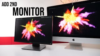 How To Add A Extra Monitors On A iMac [upl. by Ivzt]