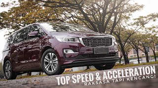 Kia Grand Sedona Carnival Diesel TOP SPEED ACCELERATION [upl. by Granniah125]