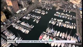 VUE DEN HAUT  Le vieux port de Bastia [upl. by Adnimra559]