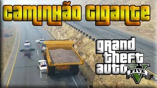 GTA V  Caminhão GIGANTE  Localização  GTA 5 Português PTBR [upl. by Timrek]