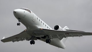 4Kᵁᴴᴰ Bombardier Challenger 604 Swiss Air Force Takeoff Departure  RIAT Fairford [upl. by Enelrad]