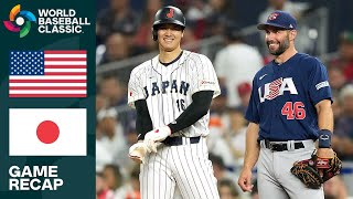 United States vs Japan Game Highlights  2023 World Baseball Classic Final [upl. by Blankenship]