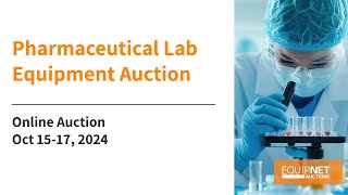 Pharmaceutical Lab Equipment Auction  TopTier Instruments for Research amp Biotech [upl. by Isherwood]