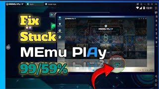 Memu play stuck 5999 Cara Memperbaiki nya How to fix it memuplay stuck [upl. by Eniamrahs]