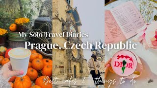 My Solo Travel Diaries  Prague Czech Republic  Best cafes amp Things things to do [upl. by Bazar559]