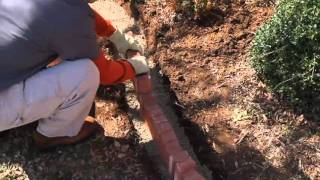 How to install landscape edgers around your flowerbeds [upl. by Varini]