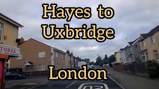 Hayes to Uxbridge  London Drive [upl. by Edgar]