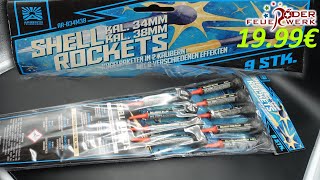 Argento 2024 ShelllRockets Raketenset 1999 Röderfeuerwerk [upl. by Atiluap]