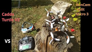 RunCam Split 3 Micro VS Caddx Turtle V2 tyro79 [upl. by Stannwood288]