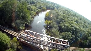 Mokai™ Jet Boat Exploring Satilla River  Aerial Video by Stealth2o Quadcopter [upl. by Bartolemo]